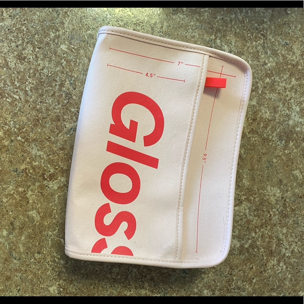 Glossier travel bag